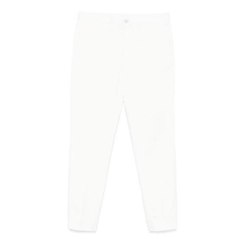 Incotex Vita bomulls chinos för män White, Herr