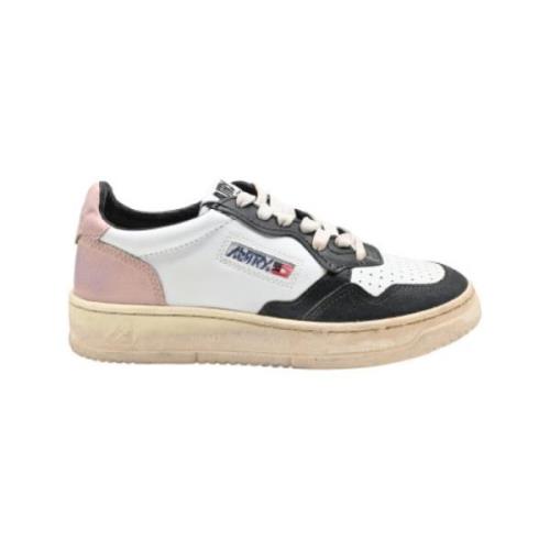 Autry Vita Läder Låg Topp Sneakers Multicolor, Herr