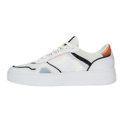 Crime London Sneakers Vit White, Herr