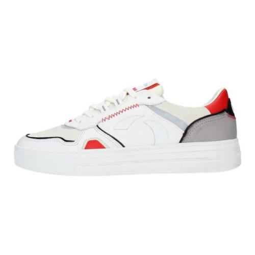 Crime London Sneakers Vit White, Herr