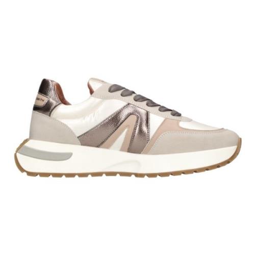 Alexander Smith Sneakers Beige Multicolor, Dam