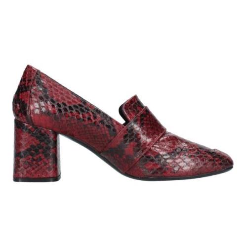 Casadei Platta skor Bordeaux Multicolor, Dam