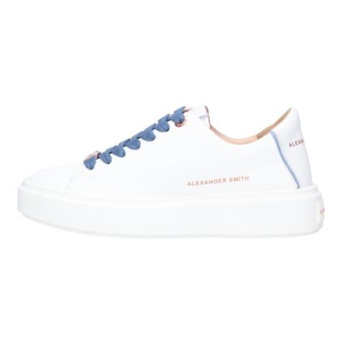 Alexander Smith Sneakers Vit White, Dam