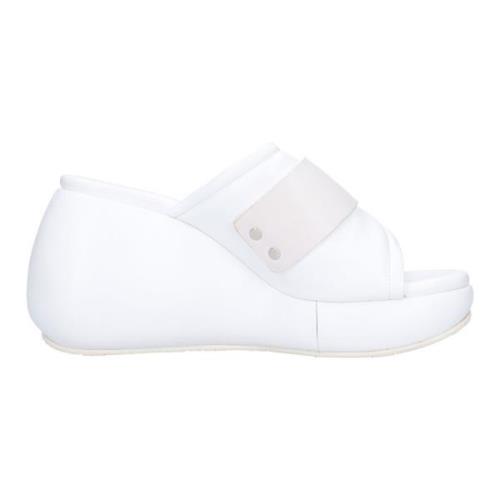 Casadei Med klack vit White, Dam