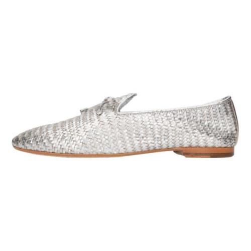 Emanuelle Vee Platta skor Silver Gray, Dam