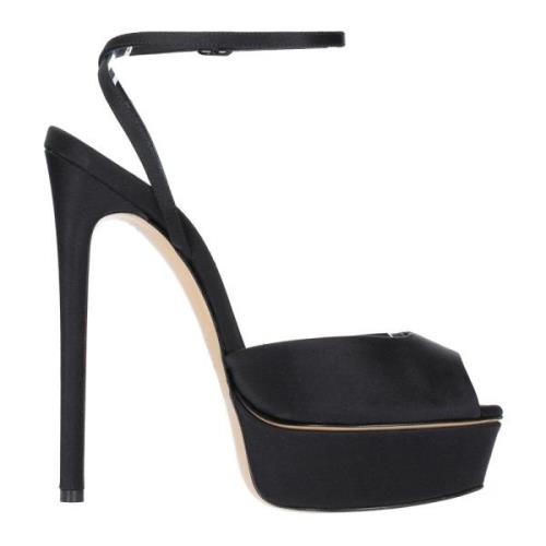 Casadei Sandaler Svart Black, Dam