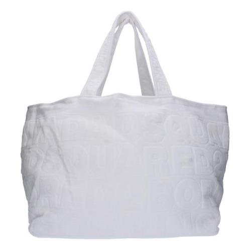 Dsquared2 Tote BAG White, Dam