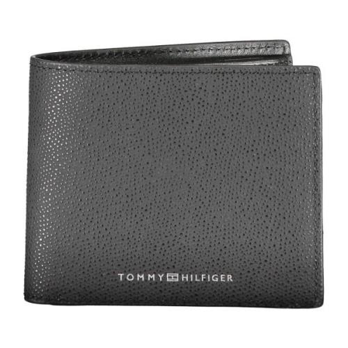 Tommy Hilfiger Elegant Bifold Plånbok med Myntfack Black, Herr