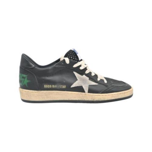 Golden Goose Svart Ice Ballstar Sneakers för Män Black, Herr