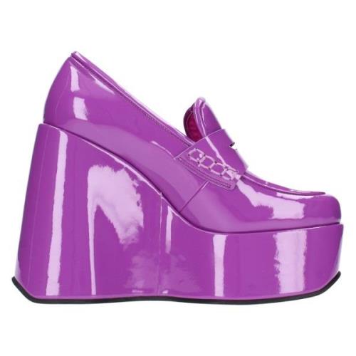 Jeffrey Campbell Platta skor Lila Purple, Dam