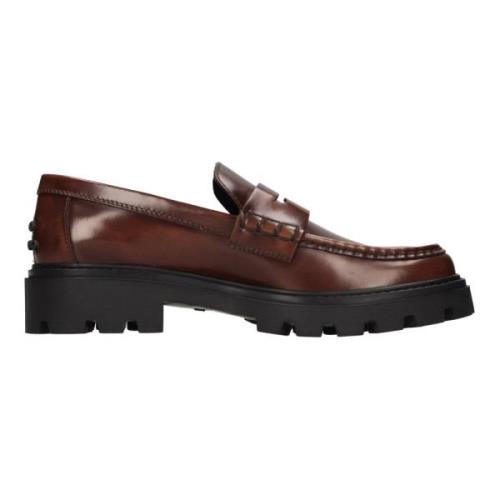 Tod's Platta skor Brun Brown, Dam