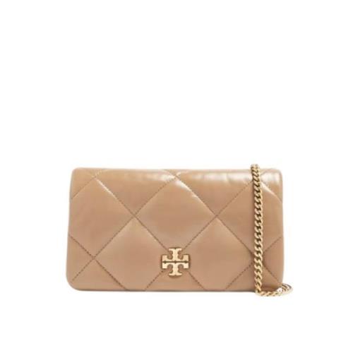 Tory Burch Diamantquiltad Axelväska Beige, Dam