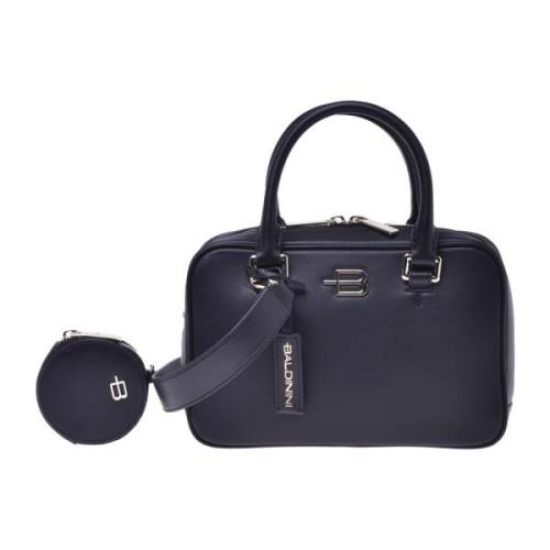 Baldinini Handbag with purse in black leather Black, Dam