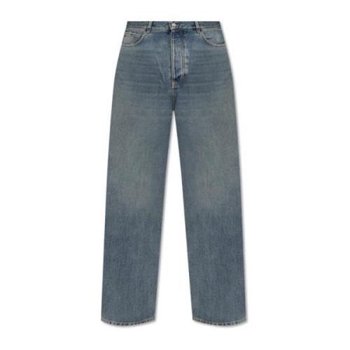 Balenciaga Jeans med logotyp Blue, Herr