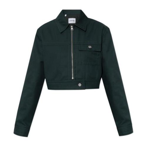 Lacoste Jacka med logotyp Green, Dam