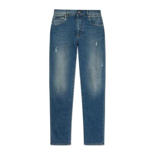 Dolce & Gabbana Slim fit jeans Blue, Herr