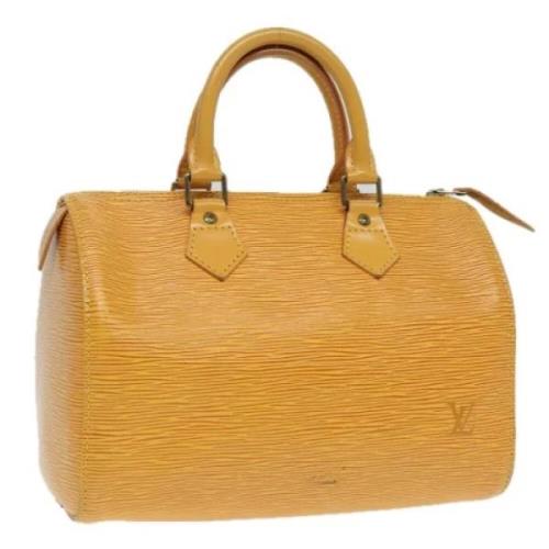 Louis Vuitton Vintage Pre-owned Laeder louis-vuitton-vskor Yellow, Dam