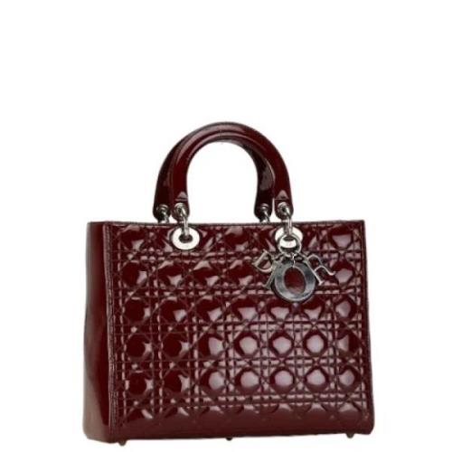 Dior Vintage Pre-owned Laeder dior-vskor Red, Dam