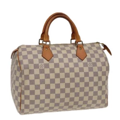 Louis Vuitton Vintage Pre-owned Canvas louis-vuitton-vskor Beige, Dam