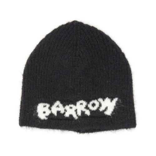 Barrow Lyxig Mohair Bland Beanie Hat Black, Unisex