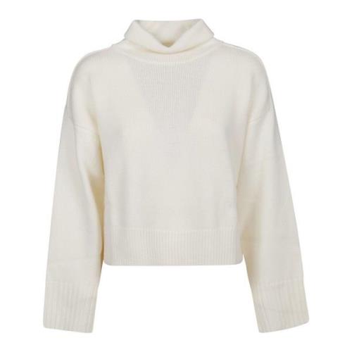 Loulou Studio Turtle Neck Sweater i Stintino Stil Beige, Dam