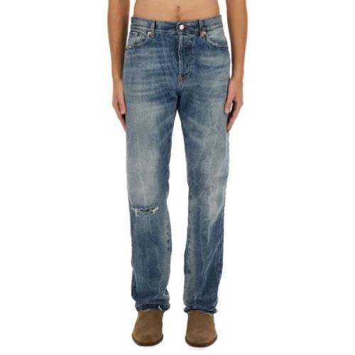 Department Five Klassiska Straight Denim Jeans Blue, Herr