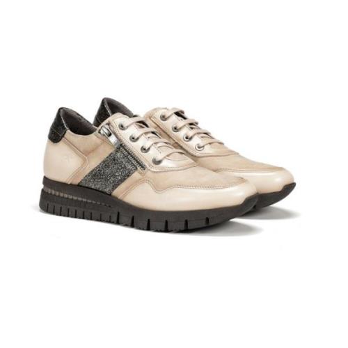 Fluchos Sneakers Beige, Dam