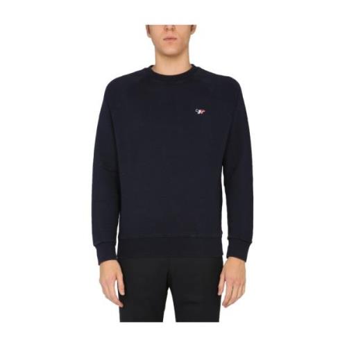 Maison Kitsuné Crowling Sweatshirt Blue, Herr