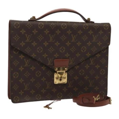 Louis Vuitton Vintage Pre-owned Canvas louis-vuitton-vskor Brown, Dam