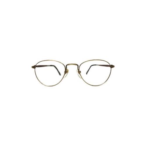 Matsuda Vintage Antique Gold Glasögon Yellow, Unisex