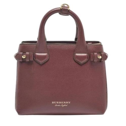 Burberry Vintage Pre-owned Laeder handvskor Red, Dam