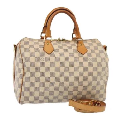 Louis Vuitton Vintage Pre-owned Canvas louis-vuitton-vskor Beige, Dam