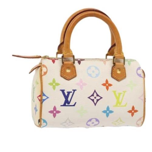 Louis Vuitton Vintage Pre-owned Canvas louis-vuitton-vskor White, Dam