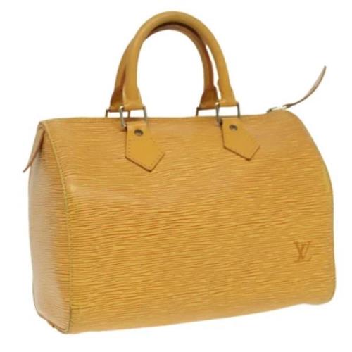 Louis Vuitton Vintage Pre-owned Laeder louis-vuitton-vskor Yellow, Dam