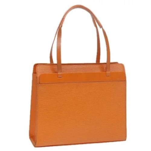 Louis Vuitton Vintage Pre-owned Laeder totevskor Orange, Dam