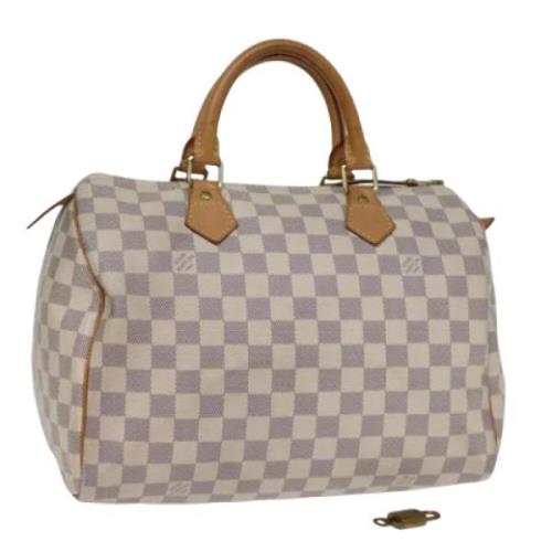 Louis Vuitton Vintage Pre-owned Canvas louis-vuitton-vskor Beige, Dam