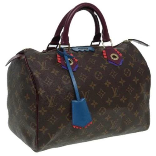 Louis Vuitton Vintage Pre-owned Canvas louis-vuitton-vskor Brown, Dam