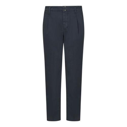 Incotex Blå Chino Byxor Aw24 Blue, Herr