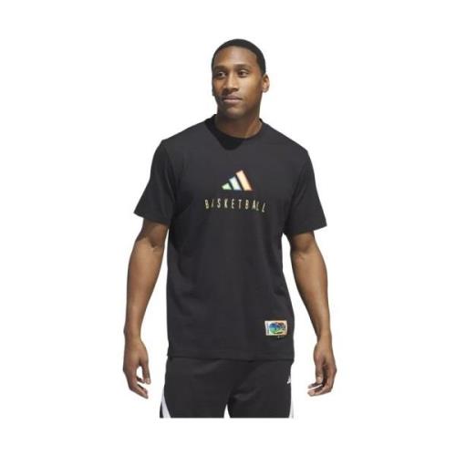 Adidas Logo Grafisk T-shirt Black, Herr