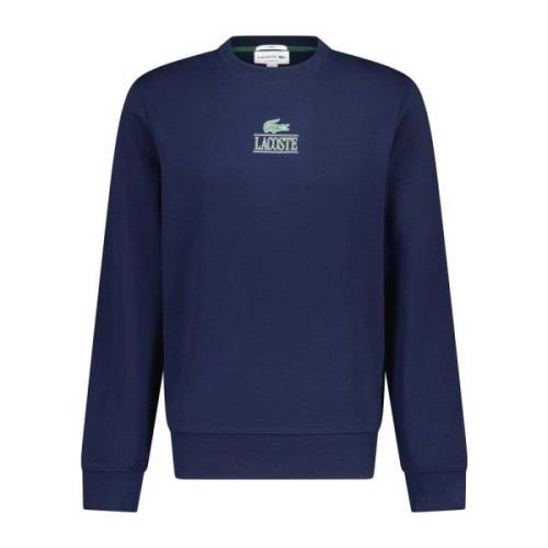 Lacoste Sweatshirt med Logo-Print Blue, Dam