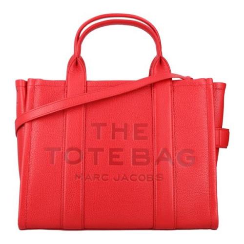 Marc Jacobs Stilren Medium Läder Toteväska Red, Dam