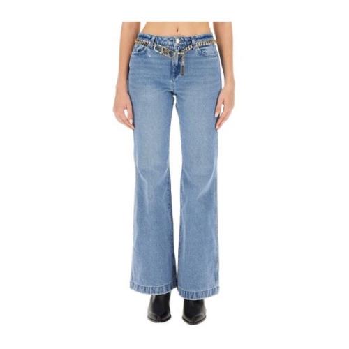 Michael Kors Flare Fit Jeans Blue, Dam