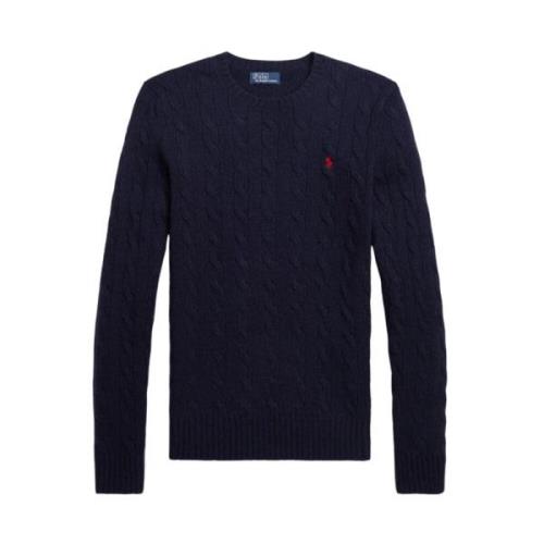 Polo Ralph Lauren Stilren Stickad Tröja Blue, Dam