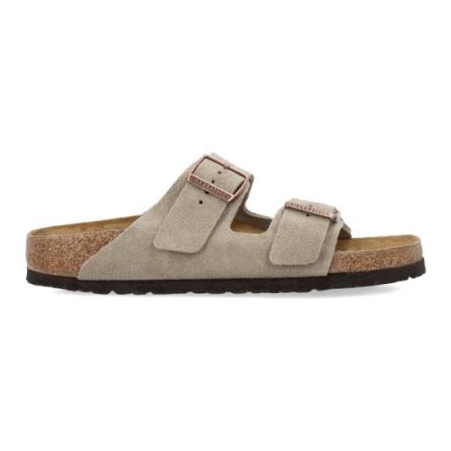 Birkenstock Mocka Casual Sliders för Män Beige, Herr