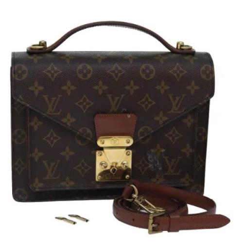 Louis Vuitton Vintage Pre-owned Canvas louis-vuitton-vskor Brown, Dam