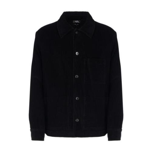 A.p.c. Svart Emile Jacka Black, Herr