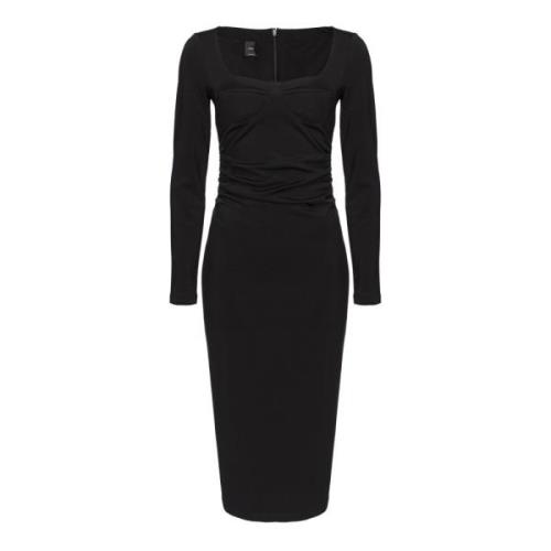 Pinko Midi Dresses Black, Dam