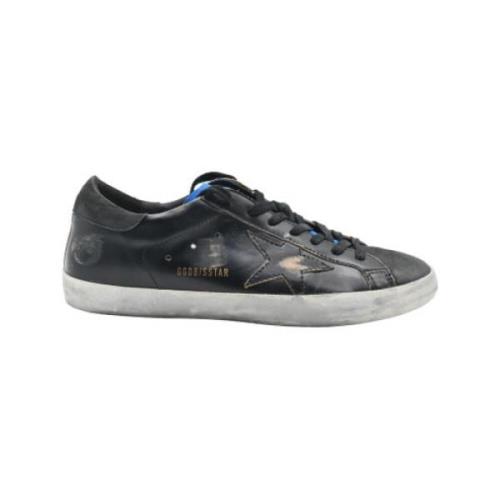 Golden Goose Superstar Black Bluette Sneakers Black, Herr