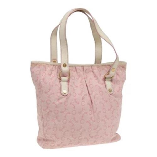 Celine Vintage Pre-owned Canvas totevskor Pink, Dam