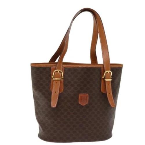 Celine Vintage Pre-owned Laeder totevskor Brown, Dam